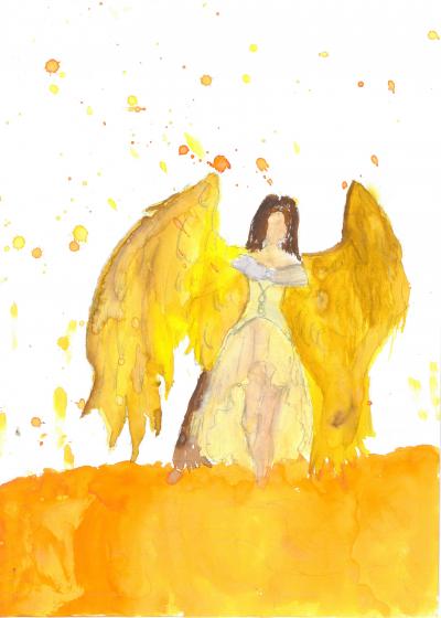 Zlatá křídla anděla