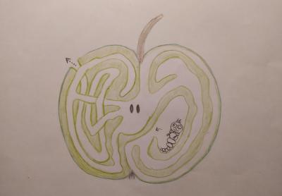 Bludiště v jablku
