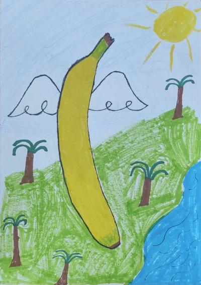 Banán odlétá z pláže
